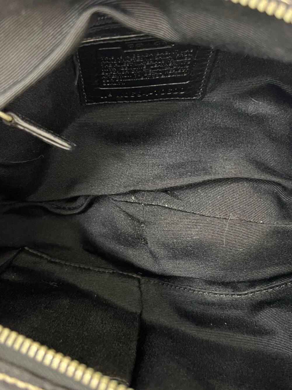 Coach Black Hobo Crescent Shoulder Bag in Style 10600